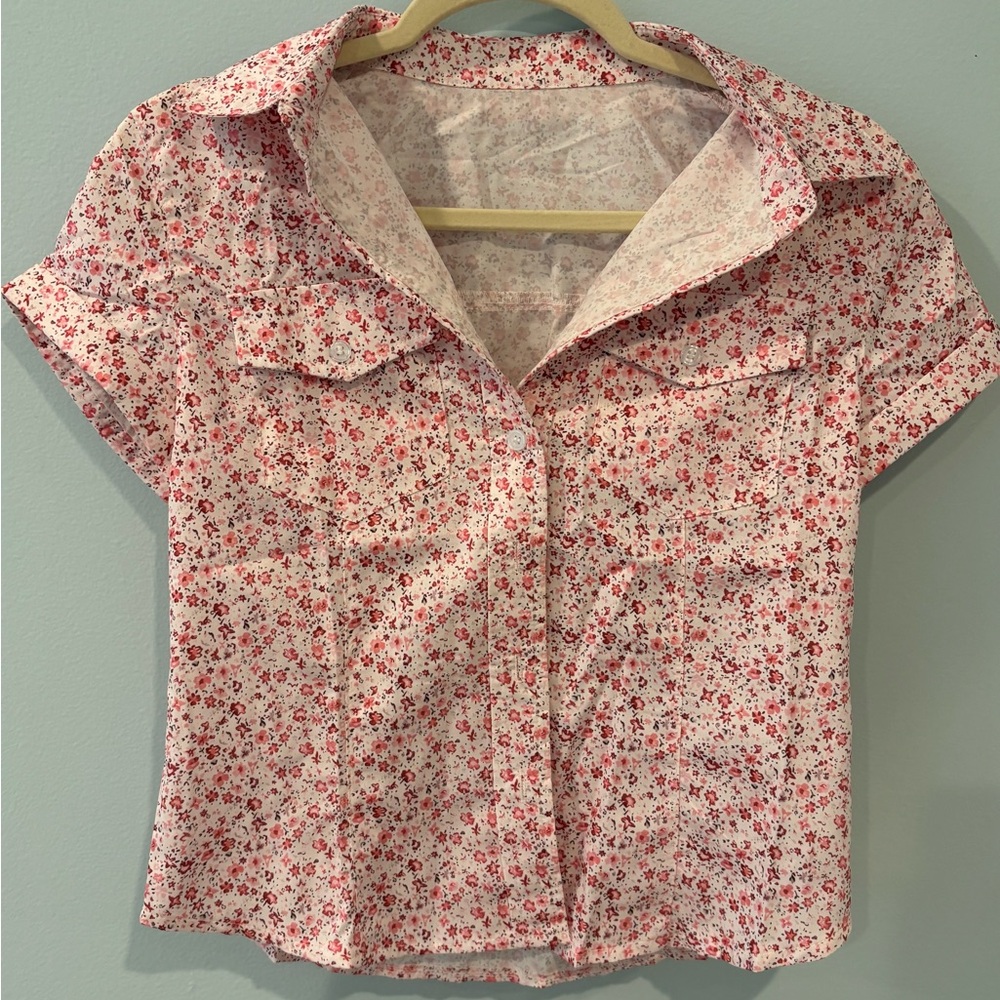 Floral Pink Women's Top